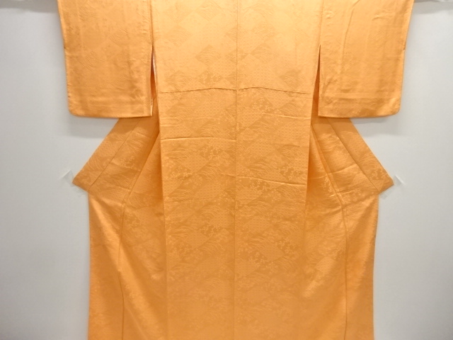 JAPANESE KIMONO / IROMUJI / WOVEN FLORAL PLANTS